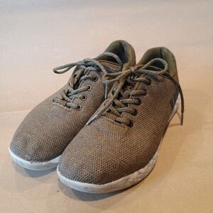 NoBull Shoes Mens 11 SuperFabric Trainer Army Green Gray CrossFit Athletic